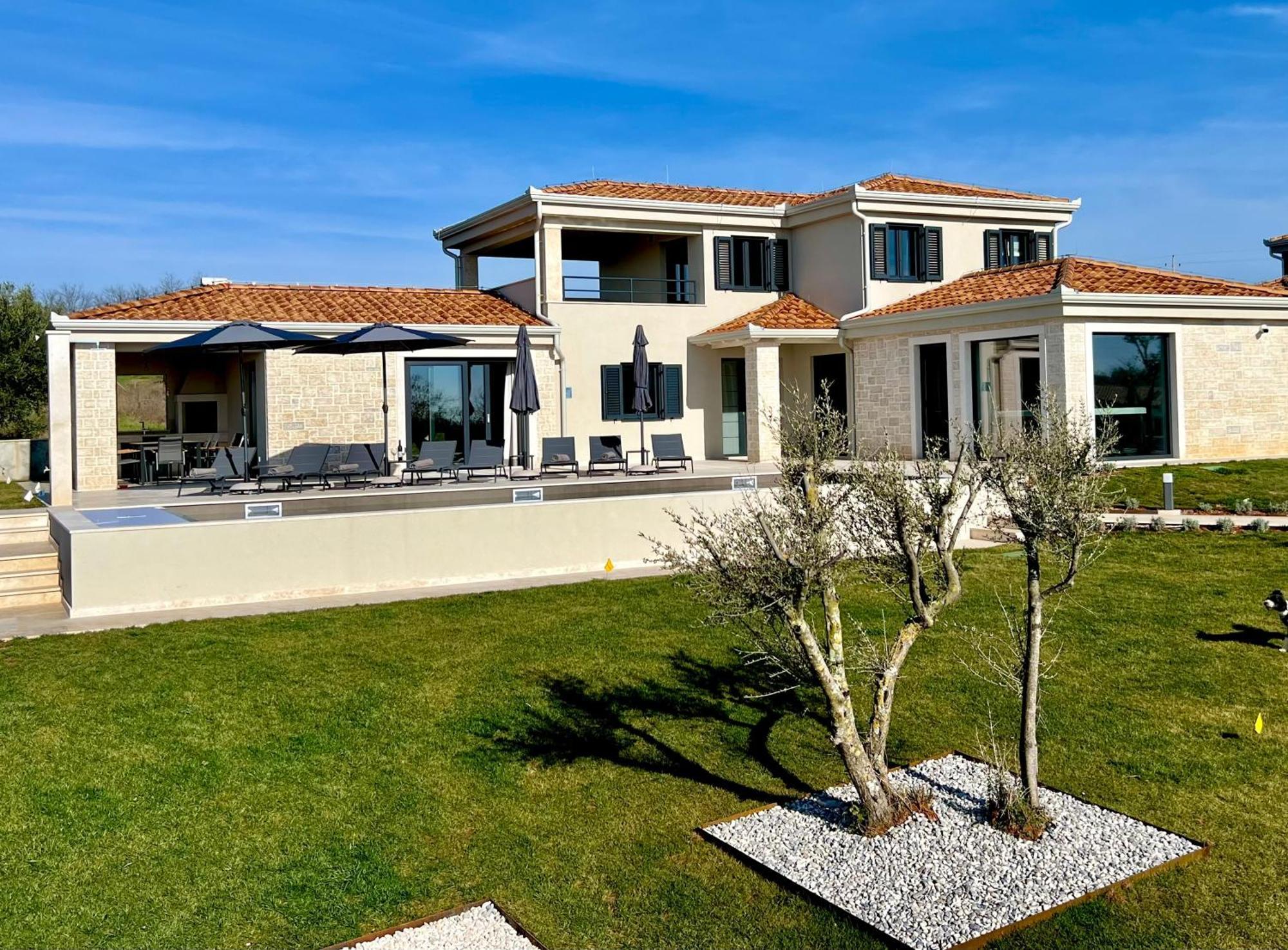 Villa Maslinik Kaštelir Exteriör bild